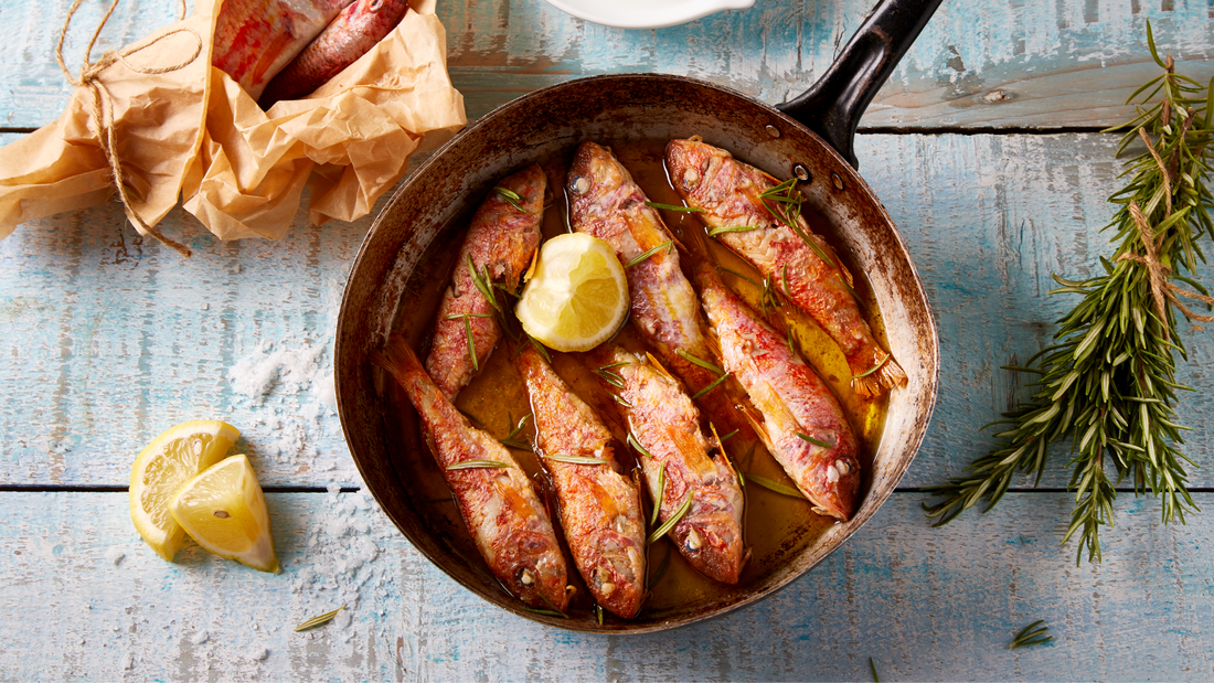 Olive oil Fried Mullets