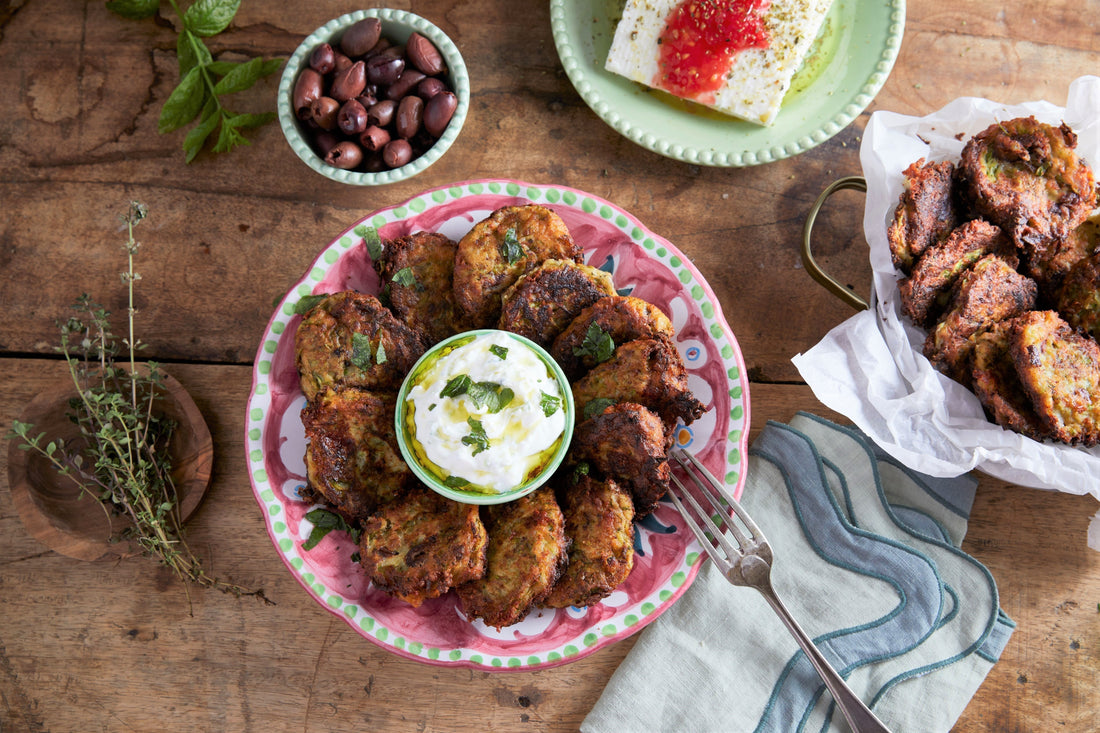 GAEA's Crispy Greek Zucchini Fritters