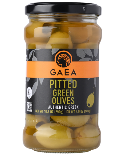 GAEA Pitted Green olives in brine 315ml