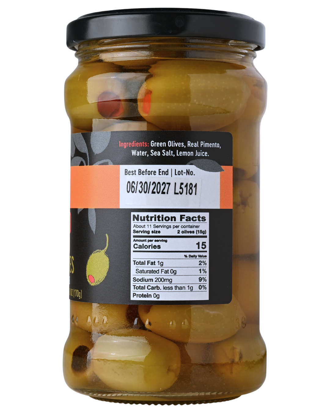 GAEA Pimento stuffed green olives