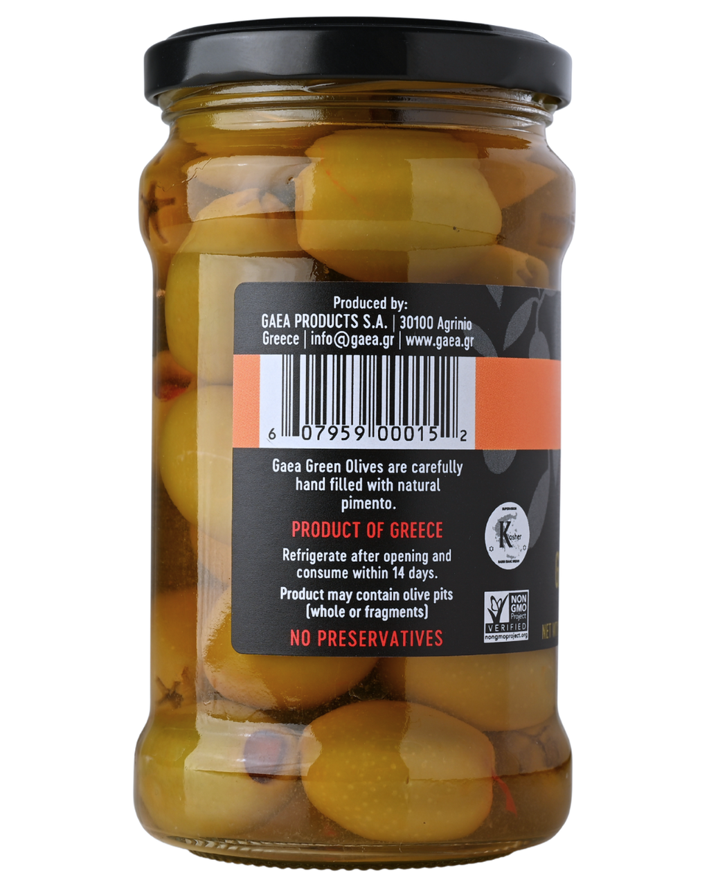 GAEA Pimento stuffed green olives