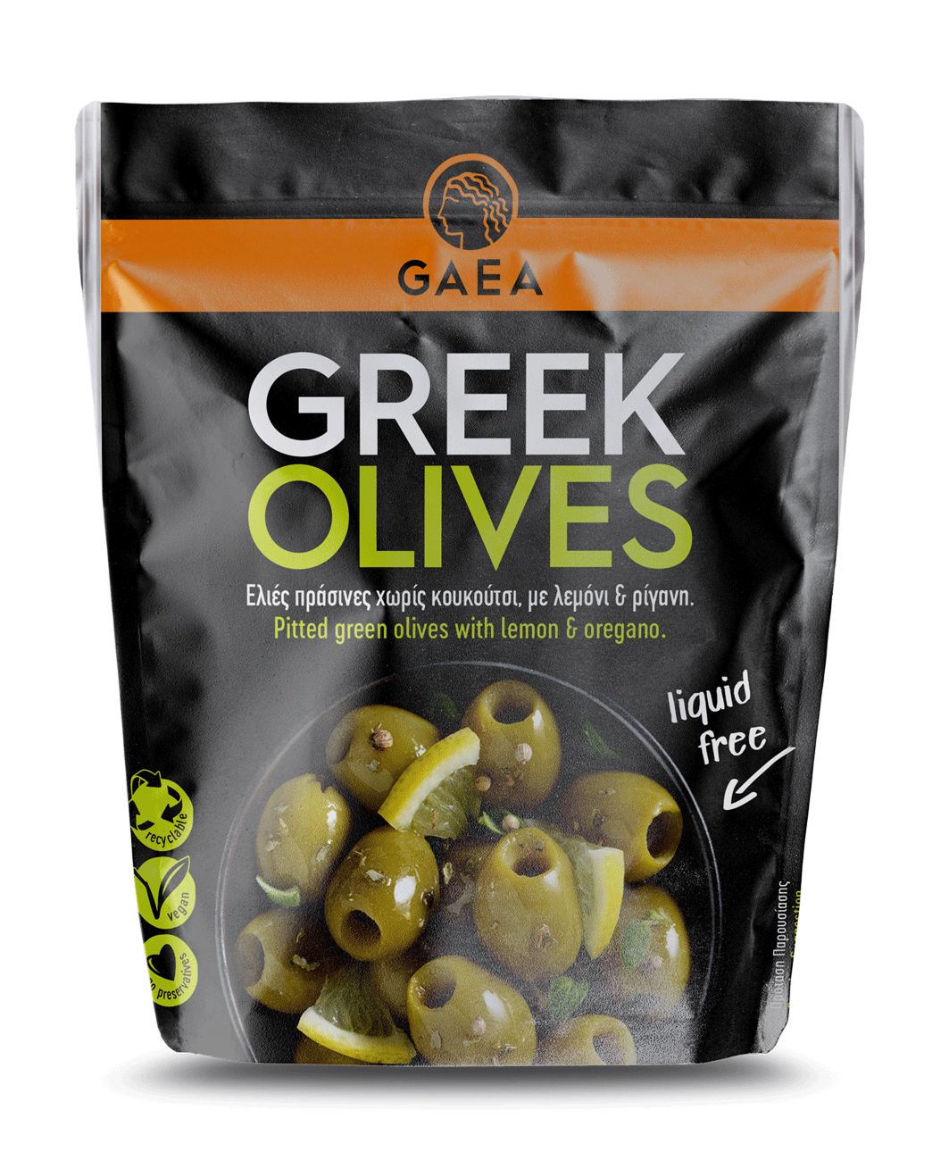 Gaea olives Marinated with Lemon & Oregano 5.3oz