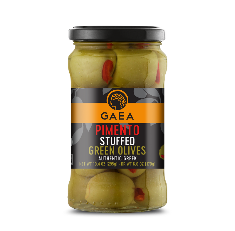 Gaea Stuffed green olives with real pimento